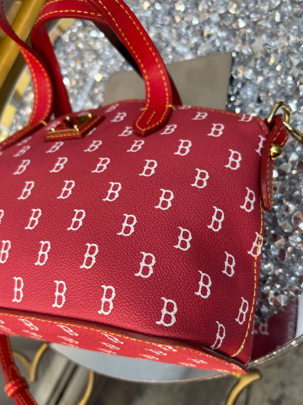 Dooney & Bourke Boston Red Sox Ruby Mini Crossbody Satchel NWOT - Picture 11 of 14
